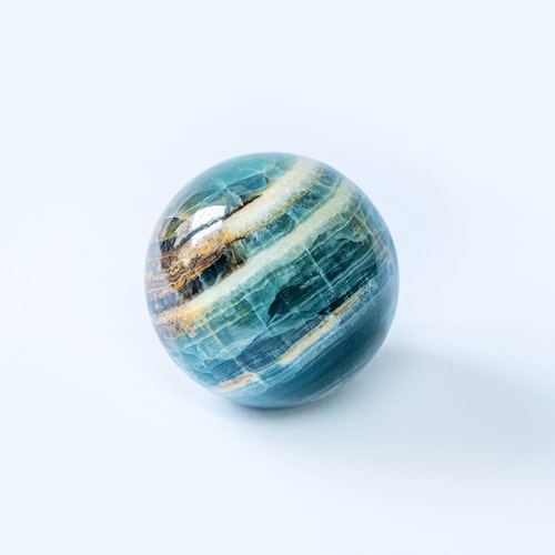 Blue Aragonite ball - Madagascar